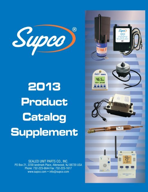 2013 Supplement Products Catalog - Supco
